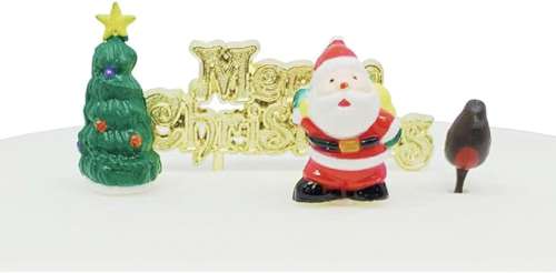 A Merry Little Christmas Cake Decoration Set